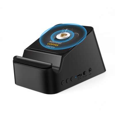 Portable Mini Size Custom Logo Wireless Charger Bluetooth Speaker